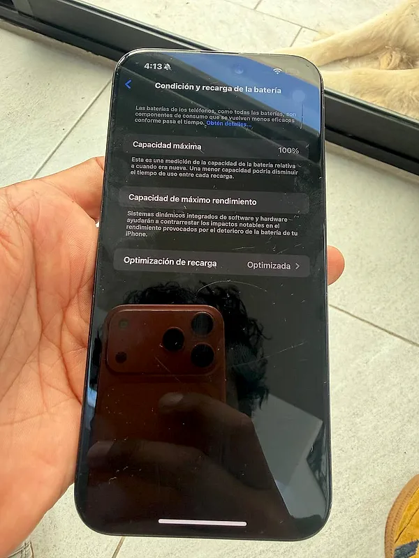 iPhone 15 Pro Max 256 azul titanio 100% batería — foto 2