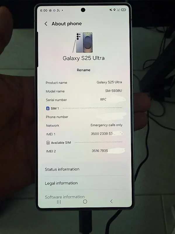 Samsung Galaxy S25 Ultra 512 GB seminuevo gris — foto 6
